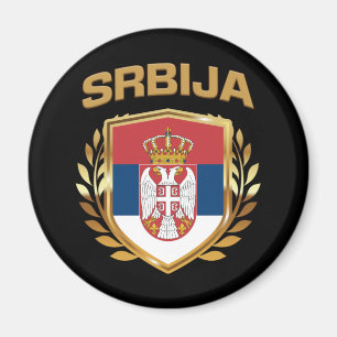 Srbija Flag-Schild Serbien Magnet