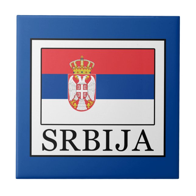 Srbija Fliese (Vorderseite)