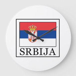 Srbija Große Wanduhr