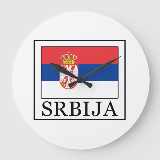 Srbija Große Wanduhr (Vorderseite)