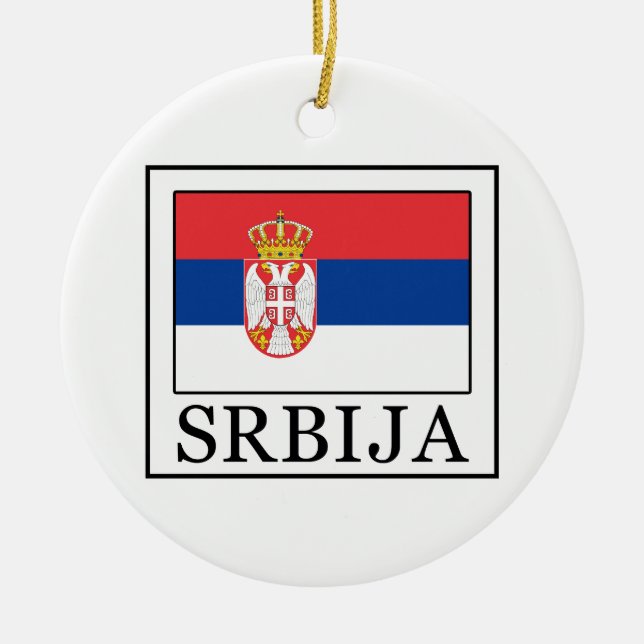Srbija Keramik Ornament (Vorne)