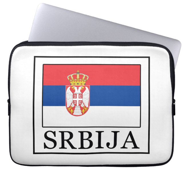Srbija Laptopschutzhülle (Vorderseite)