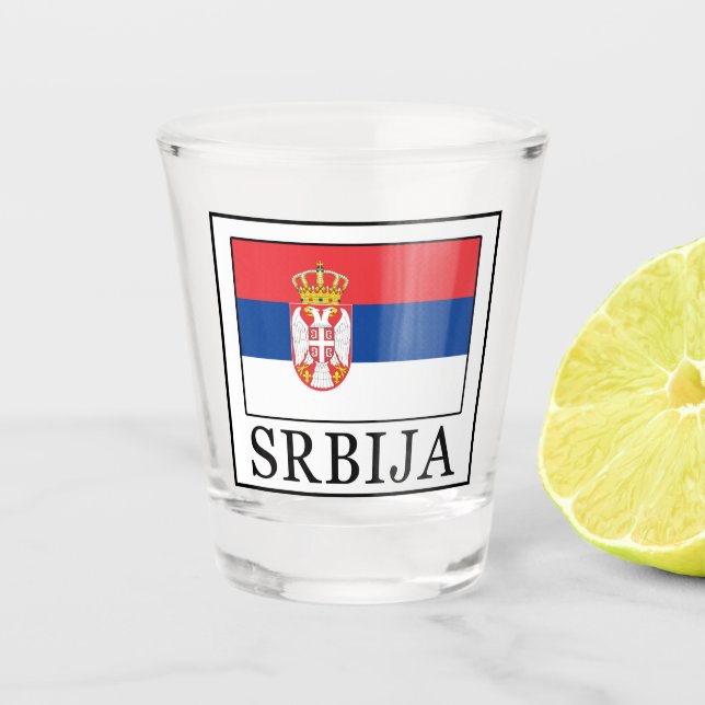 Srbija Schnapsglas (Vorderseite)