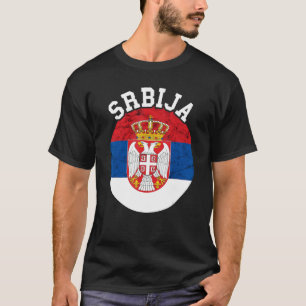 Srbija Serbien Serbische Flagge Serbische Roots Se T-Shirt