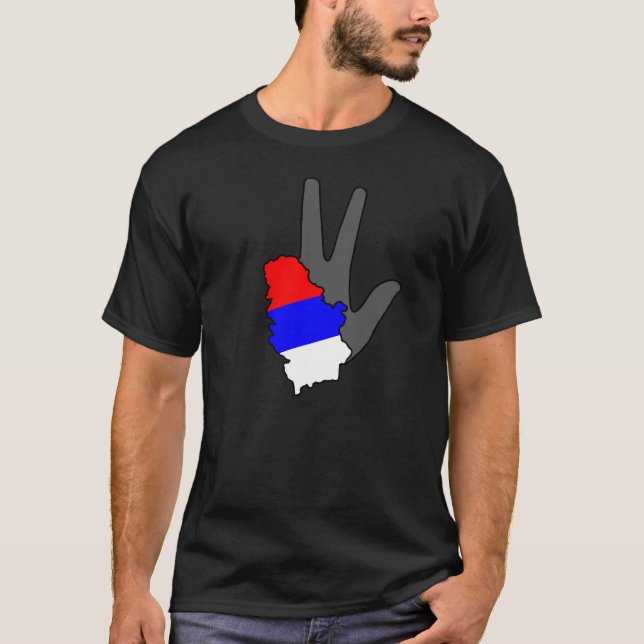SRBIJA - SERBIEN T-Shirt (Vorderseite)