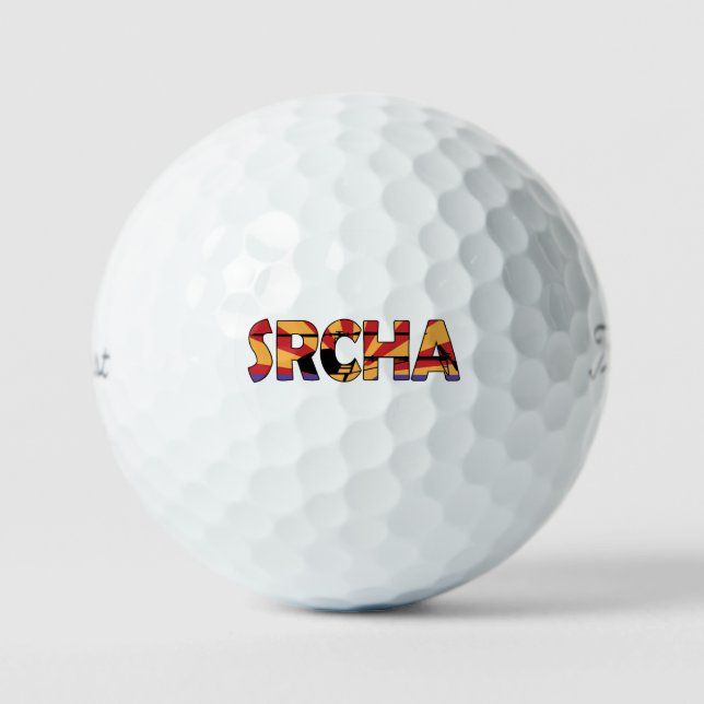 SRCHA-Logo nur für Golfbälle (Vorderseite)
