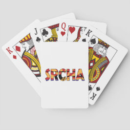 SRCHA-Logo Spielkarten