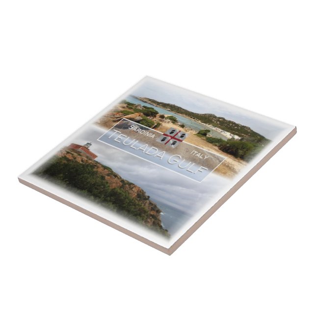 SRD029 TEULADA GULF, Sardinien, Fliese (Seite)
