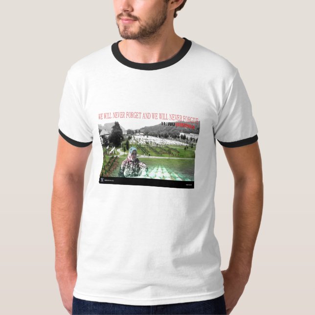 srebrenica, bosna i hercegovina T-Shirt (Vorderseite)