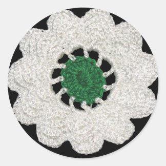 Srebrenica cvijet runder aufkleber
