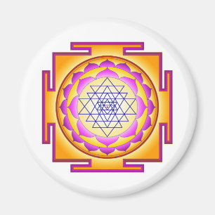 Sri Chakra Göttin Shri Lalitha Tripura Sundari Magnet
