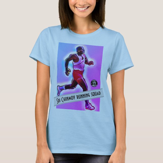 Sri Chinmoy Women's Running Squad T - Shirt (Vorderseite)