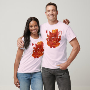 Sri Ganesh auf Feuer T-Shirt