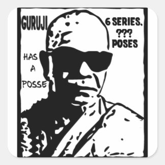 Sri K. Pattabhi Jois hat eine Posse Stickers