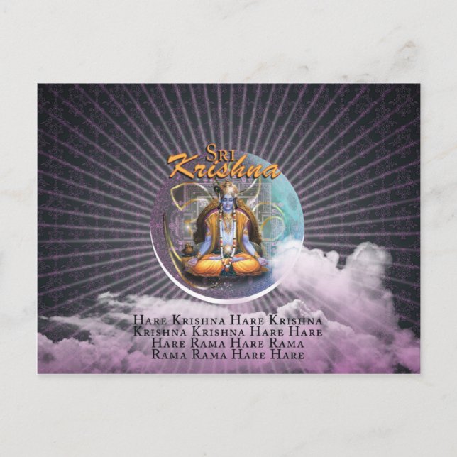SRI KRISHNA - Postkarte (Vorderseite)