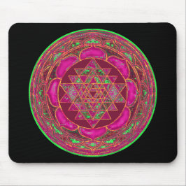 Sri Lakshmi Yantra Mandala Mousepad
