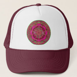 Sri Lakshmi Yantra Mandala Truckerkappe