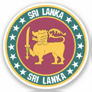 Sri Lanka Aufkleber