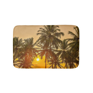 Sri Lanka Beach Sunset View Badematte