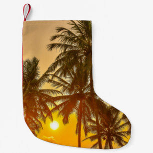 Sri Lanka Beach Sunset View Kleiner Weihnachtsstrumpf