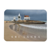 Sri Lanka Buddhistischer Tempel mit Blick auf Kühl
