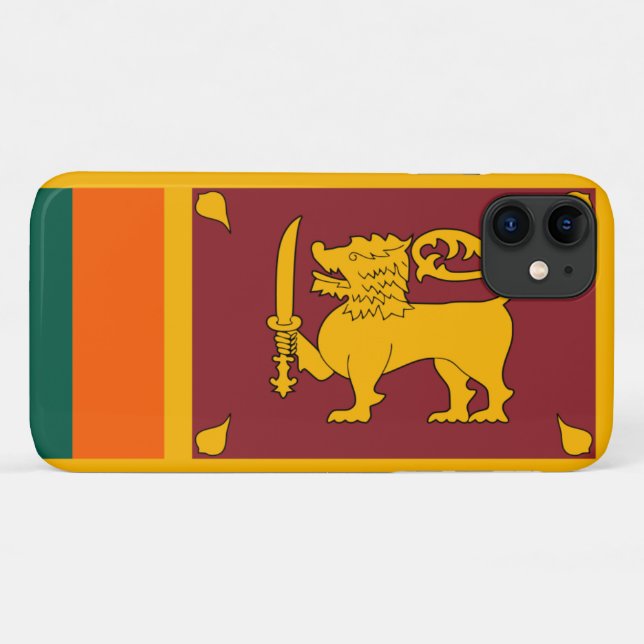 Sri Lanka Case-Mate iPhone Hülle (Rückseite (Horizontal))