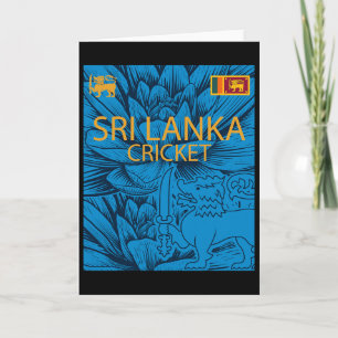 Sri Lanka Cricket perfekt für Lankan Cricket Fans Karte