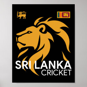 Sri Lanka Cricket perfekt für Lankan Cricket Fans Poster