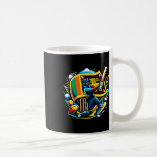 Sri Lanka Cricket Sri Lankenisches Cricket-Trikot Kaffeetasse