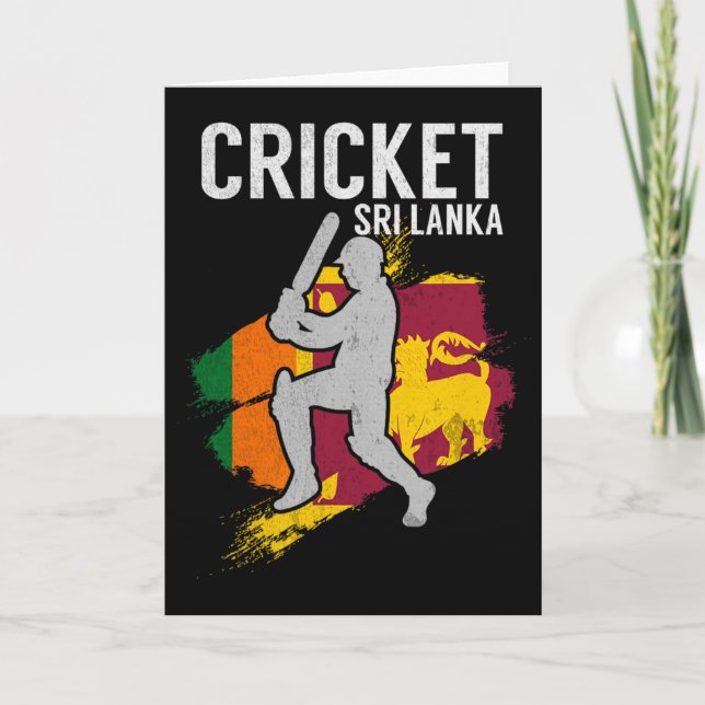 Sri Lanka Cricket Team  Karte (Vorderseite)