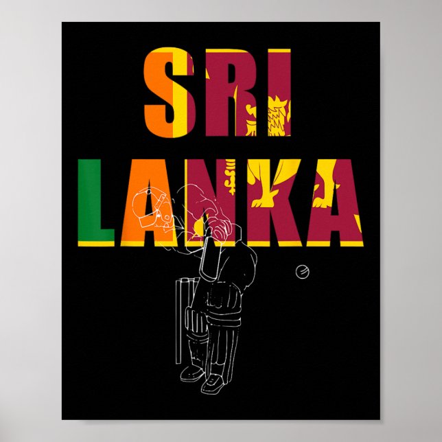 Sri Lanka Cricket Teammanager  Poster (Vorne)