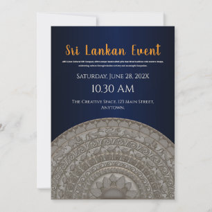 Sri Lanka Einladungsdesign Einladung