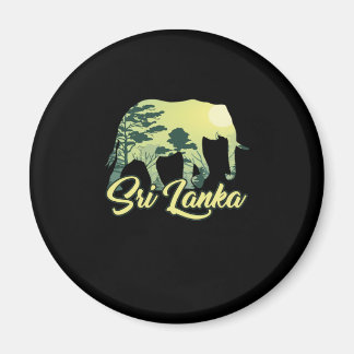 Sri Lanka Elephant Nature Lover Traveller Geschenk Magnet
