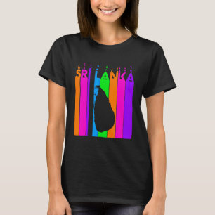 Sri Lanka Farbige Blasen T-Shirt