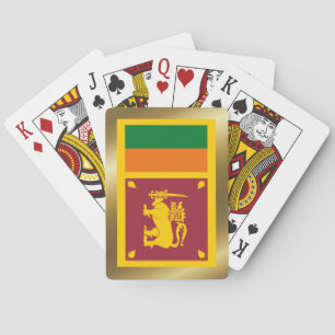 Sri Lanka Flag Playing Cards Spielkarten