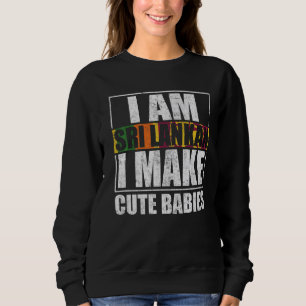 Sri Lanka Flag Prof. Sri Lankas Männer und Frauen Sweatshirt