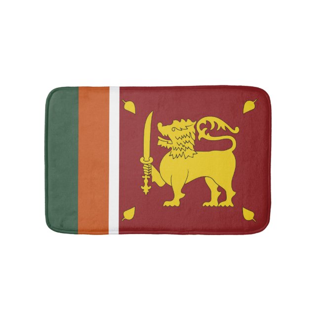 Sri Lanka-Flagge Badematte (Vorderseite)