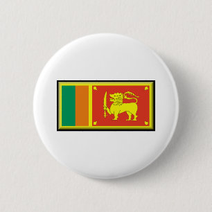 Sri Lanka Flagge Button