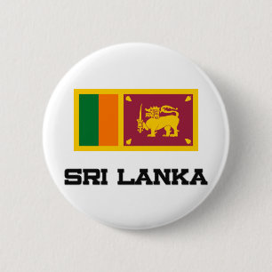 Sri Lanka Flagge Button