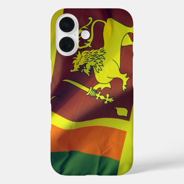 Sri-lanka-Flagge Case-Mate iPhone Hülle (Rückseite)