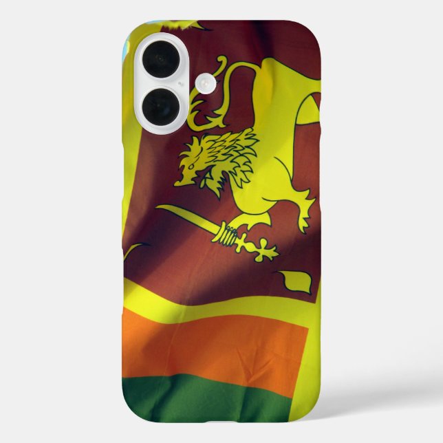 Sri-lanka-Flagge Case-Mate iPhone Hülle (Rückseite)