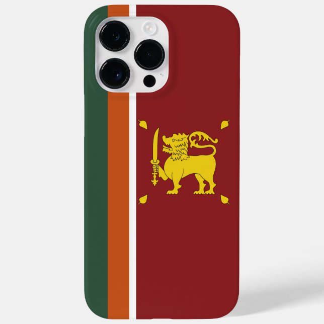 Sri Lanka-Flagge Case-Mate iPhone Hülle (Rückseite)