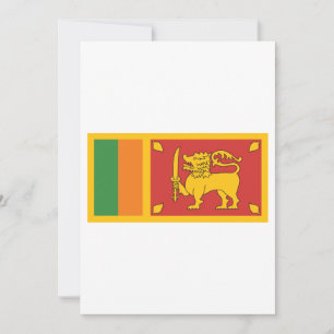 Sri Lanka-Flagge Einladung
