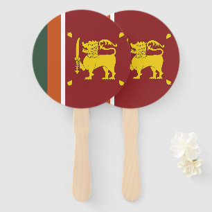 Sri Lanka-Flagge Fächer
