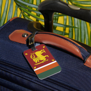 Sri Lanka-Flagge Gepäckanhänger