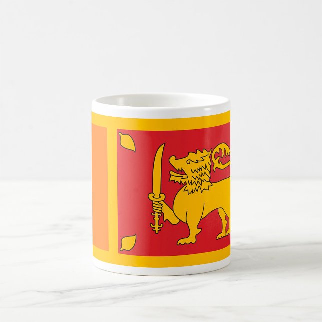 Sri Lanka-Flagge Kaffeetasse (Von Creator hochgeladen)