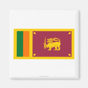 Sri Lanka Flagge Magnet