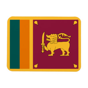 Sri Lanka-Flagge Magnet