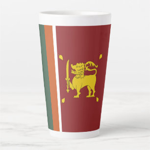 Sri Lanka-Flagge Milchtasse