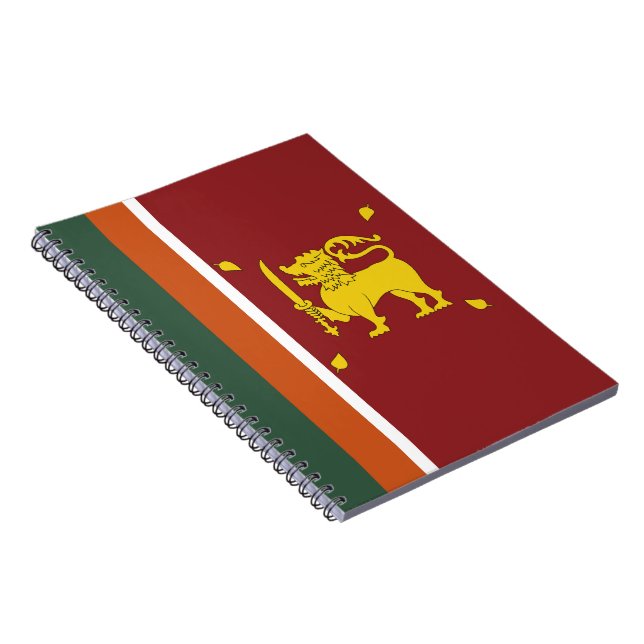 Sri Lanka-Flagge Notizblock (Rechte Seite)